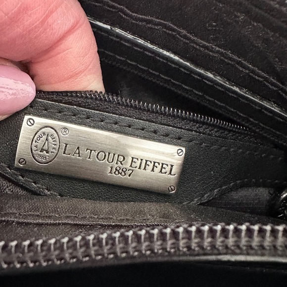 Black La Tour Eiffel 1887 Structured Leather Bag - Picture 9 of 9
